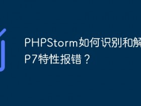 PHPStorm如何识别和解决PHP7特性报错?- 数创文库