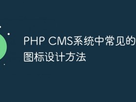 PHP CMS系统中常见的网站图标设计方法- 数创文库