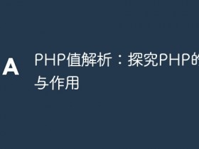 PHP值解析:探究PHP的含义与作用- 数创文库
