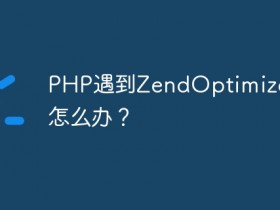 PHP遇到ZendOptimizer问题怎么办?- 数创文库