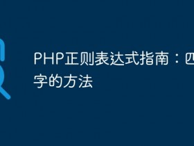 PHP正则表达式指南:匹配汉字的方法- 数创文库