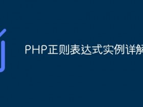 PHP正则表达式实例详解- 数创文库