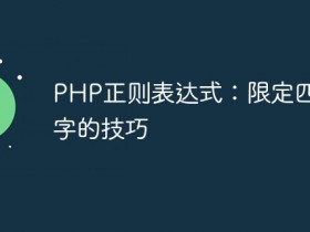 PHP正则表达式:限定匹配汉字的技巧- 数创文库