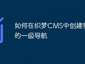 如何在织梦CMS中创建吸引人的一级导航- 数创文库